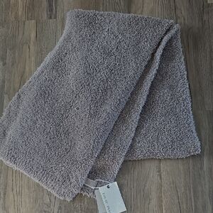 Barefoot Dreams Cozy Gray Scarf NWT
